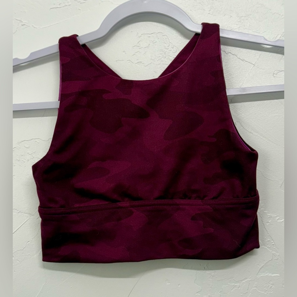 Women's DSG Burgundy Camouflage Sports Bra Size XS
